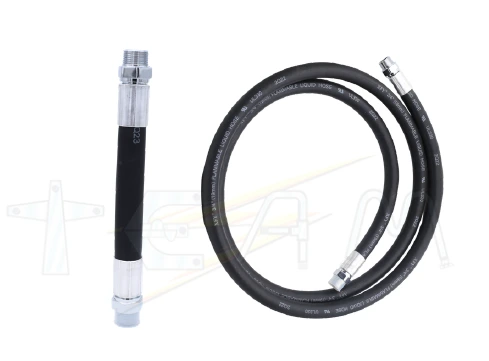 MANGUERA DE 3/4" X 1 PIES BLACK STEELFLEX HOSE, HARDWALL. UL330 STANDARD